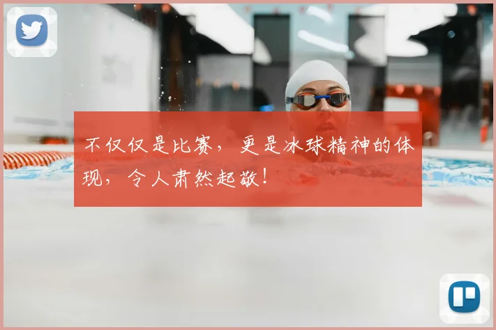 不仅仅是比赛，更是冰球精神的体现，令人肃然起敬！